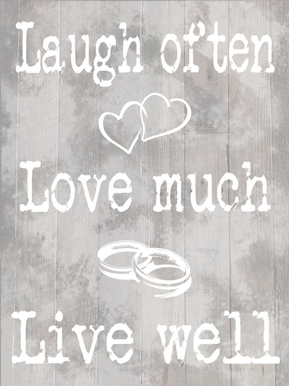 Laugh Love Live Poster Print by Marcus Prime - Item # VARPDXMPRC179A